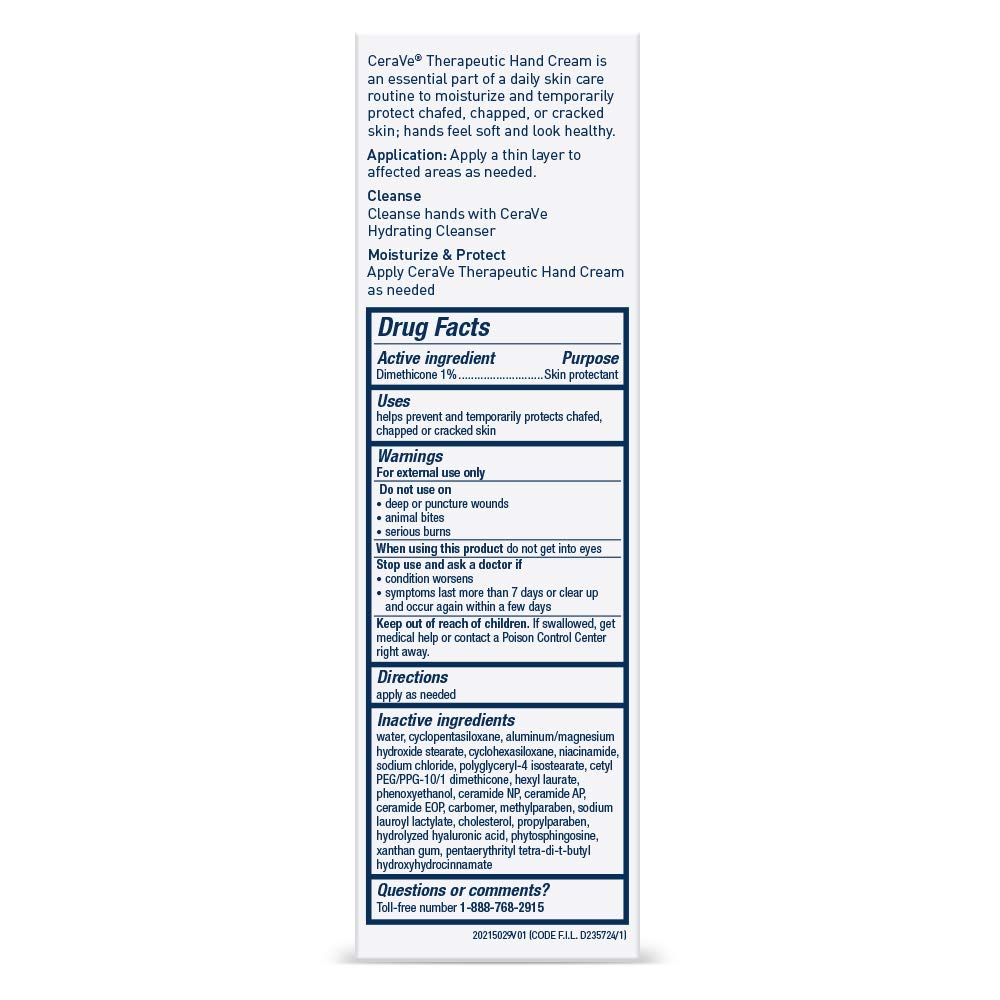 CeraVe Therapeutic Hand Cream
