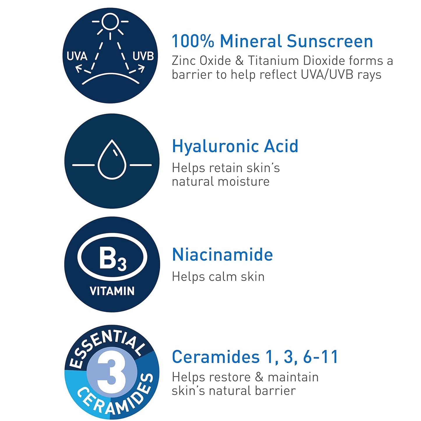 CeraVe Hydrating Mineral Sunscreen SPF 30 Face Lotion
