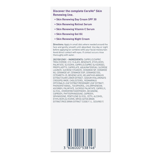CeraVe Skin Renewing Gel Oil
