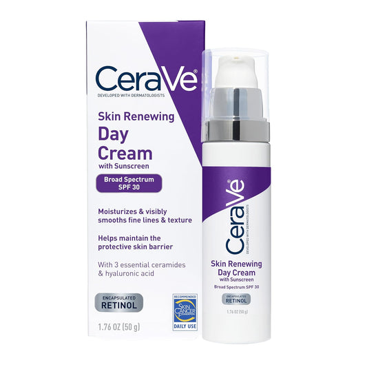 CeraVe Skin Renewing Day Cream with Sunscreen SPF 30