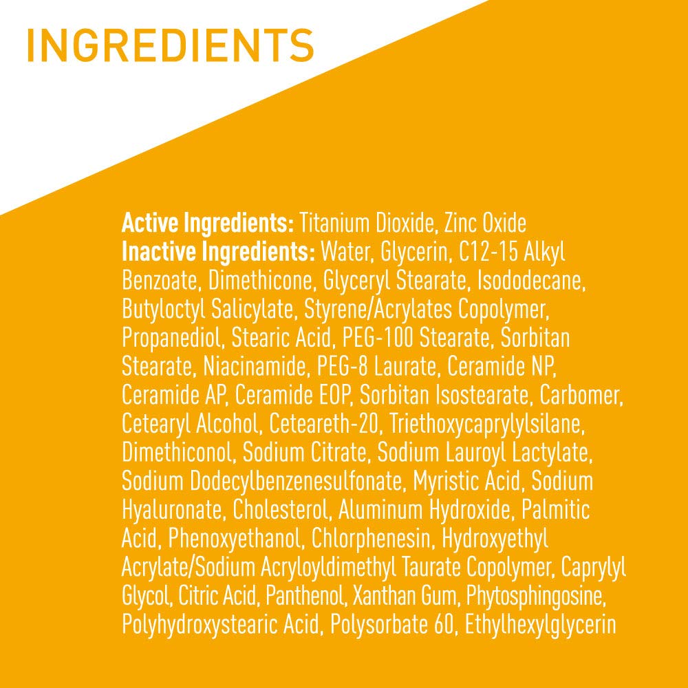 CeraVe Hydrating Mineral Sunscreen SPF 30 Face Lotion