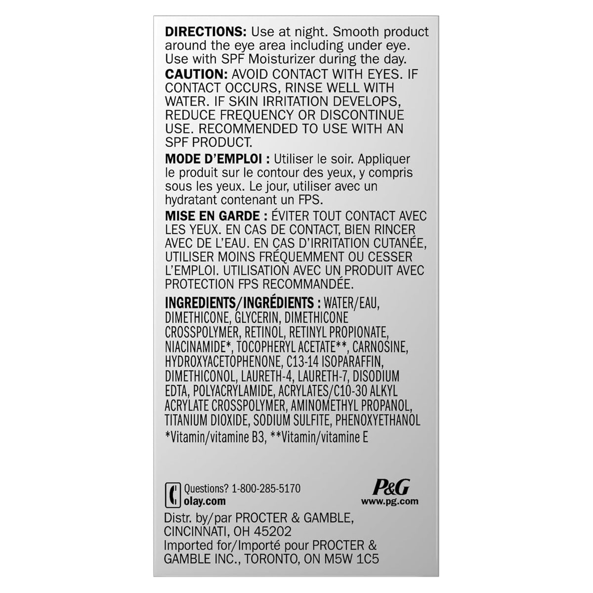Olay Retinol 24 MAX Night Eye Cream