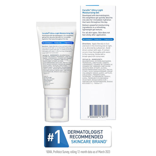 CeraVe Ultra-Light Moisturizing Gel