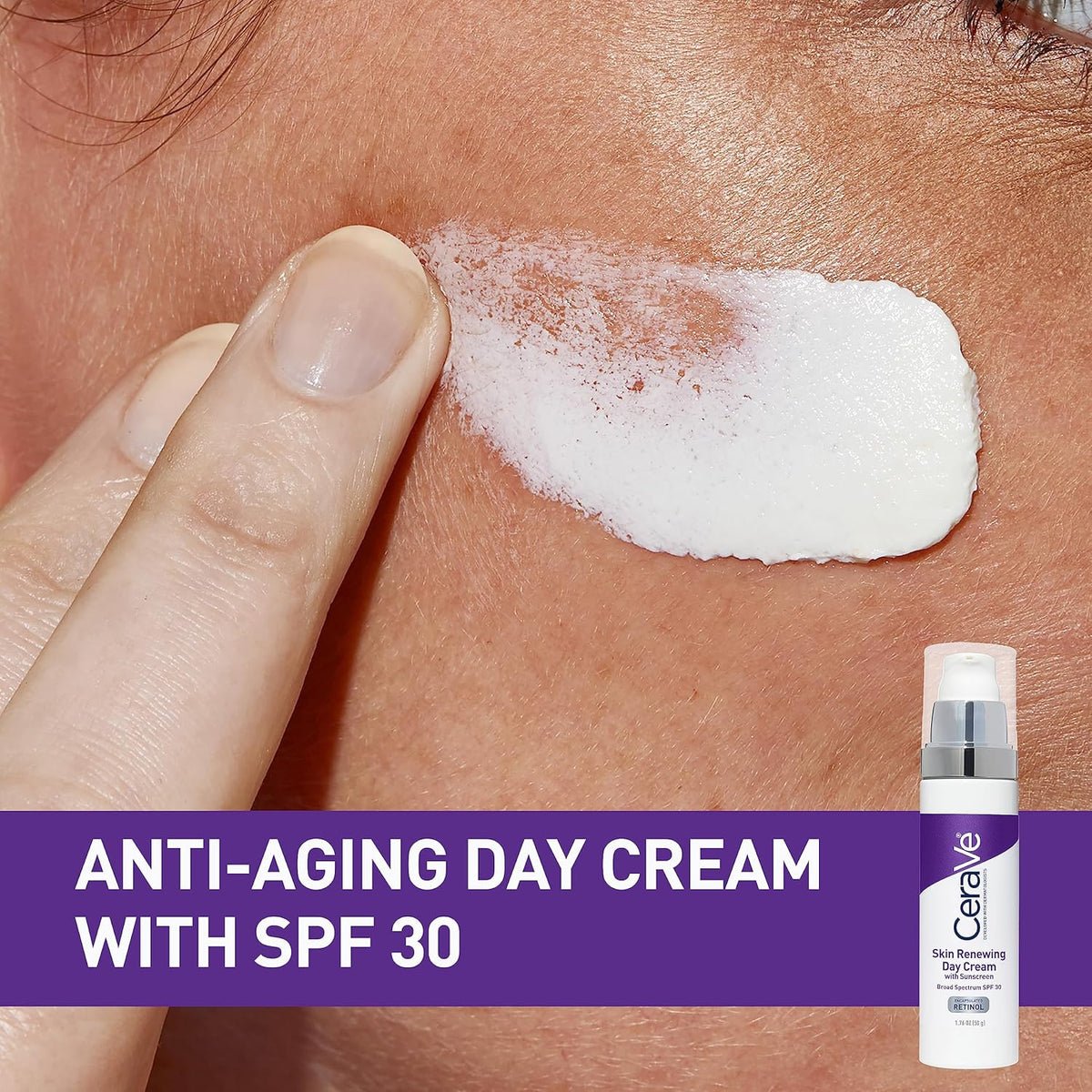 CeraVe Skin Renewing Day Cream with Sunscreen SPF 30