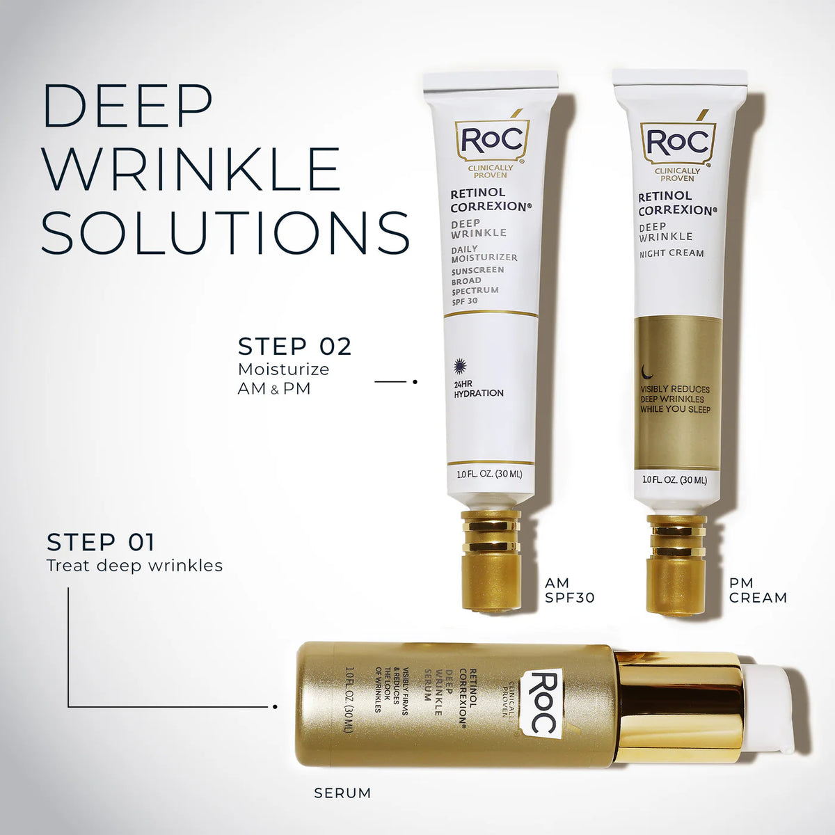 ROC RETINOL CORREXION Deep Wrinkle Night Cream