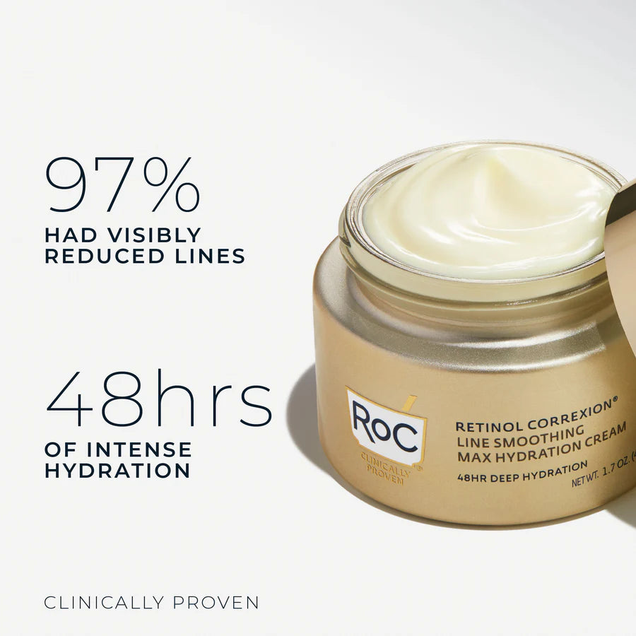 ROC RETINOL CORREXION Line Smoothing Max Hydration Cream Fragrance Free