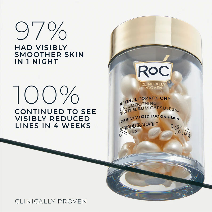 ROC RETINOL CORREXION Line Smoothing Night Serum Capsules